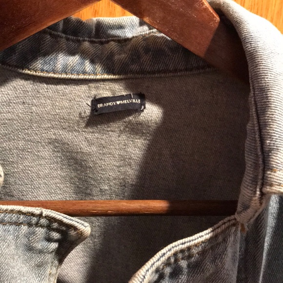 🇺🇸🕶🤙🏼BRANDY MELVILLE RARE denim jacket - Picture 2 of 8